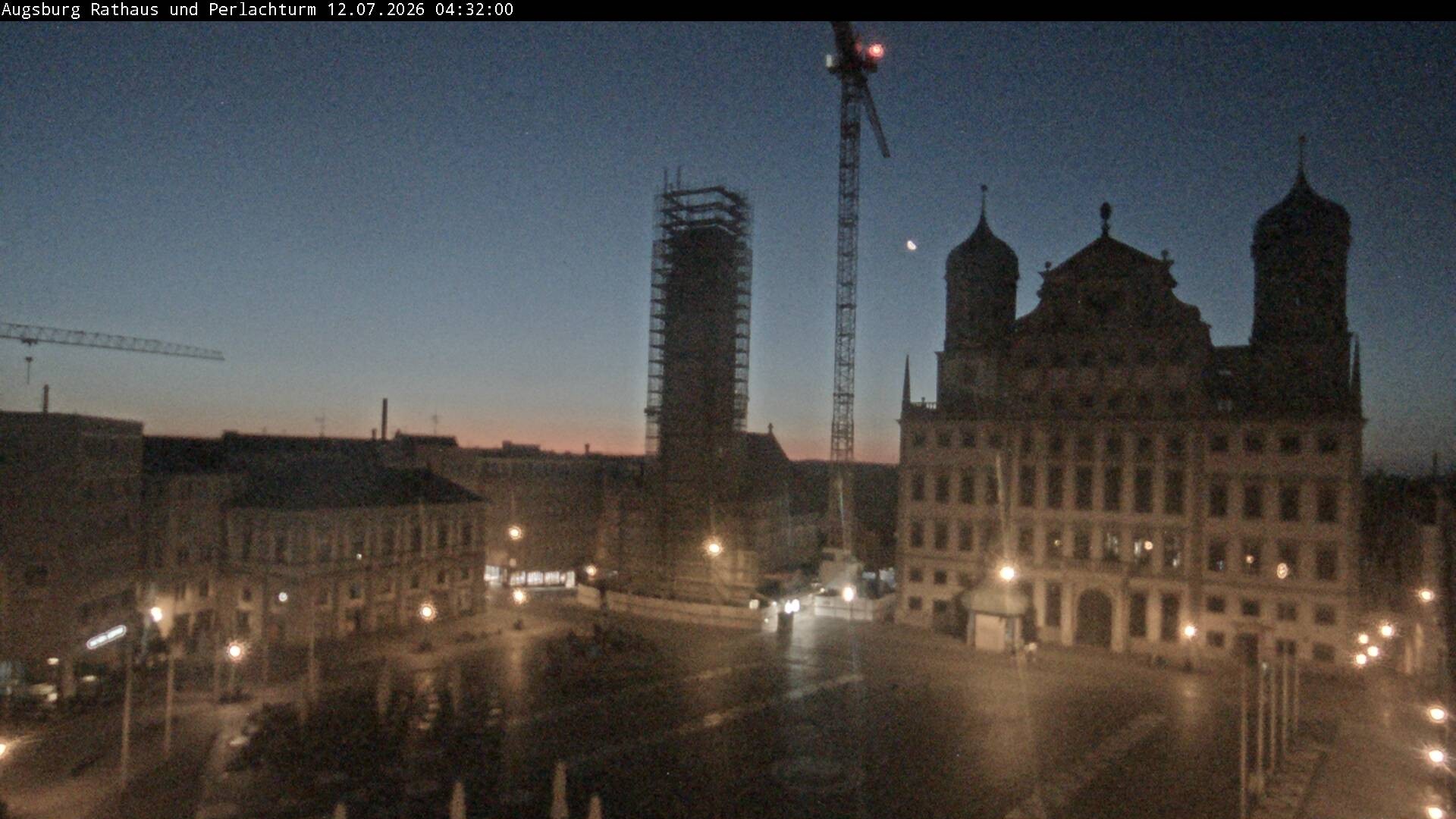 Archived image Webcam Rathausplatz in Augsburg, Bavaria