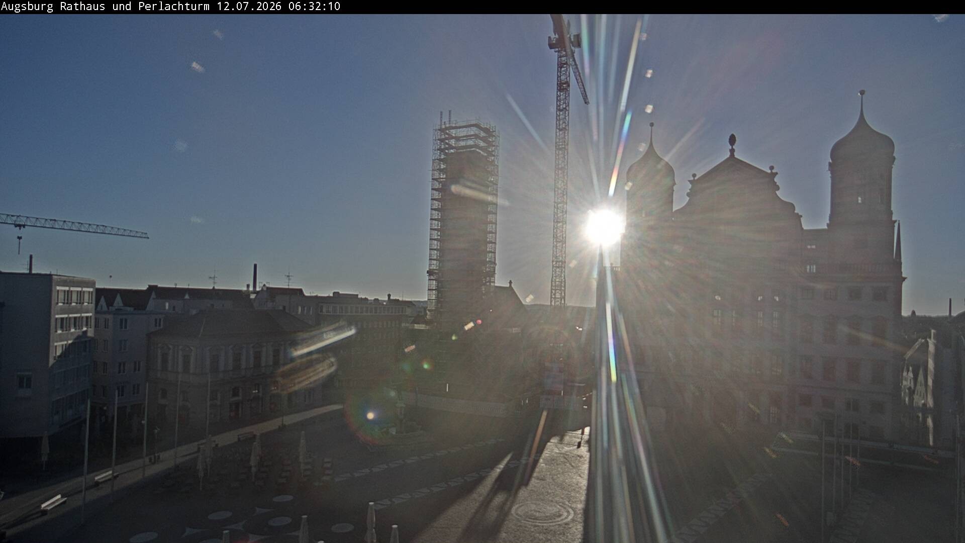 Archived image Webcam Rathausplatz in Augsburg, Bavaria