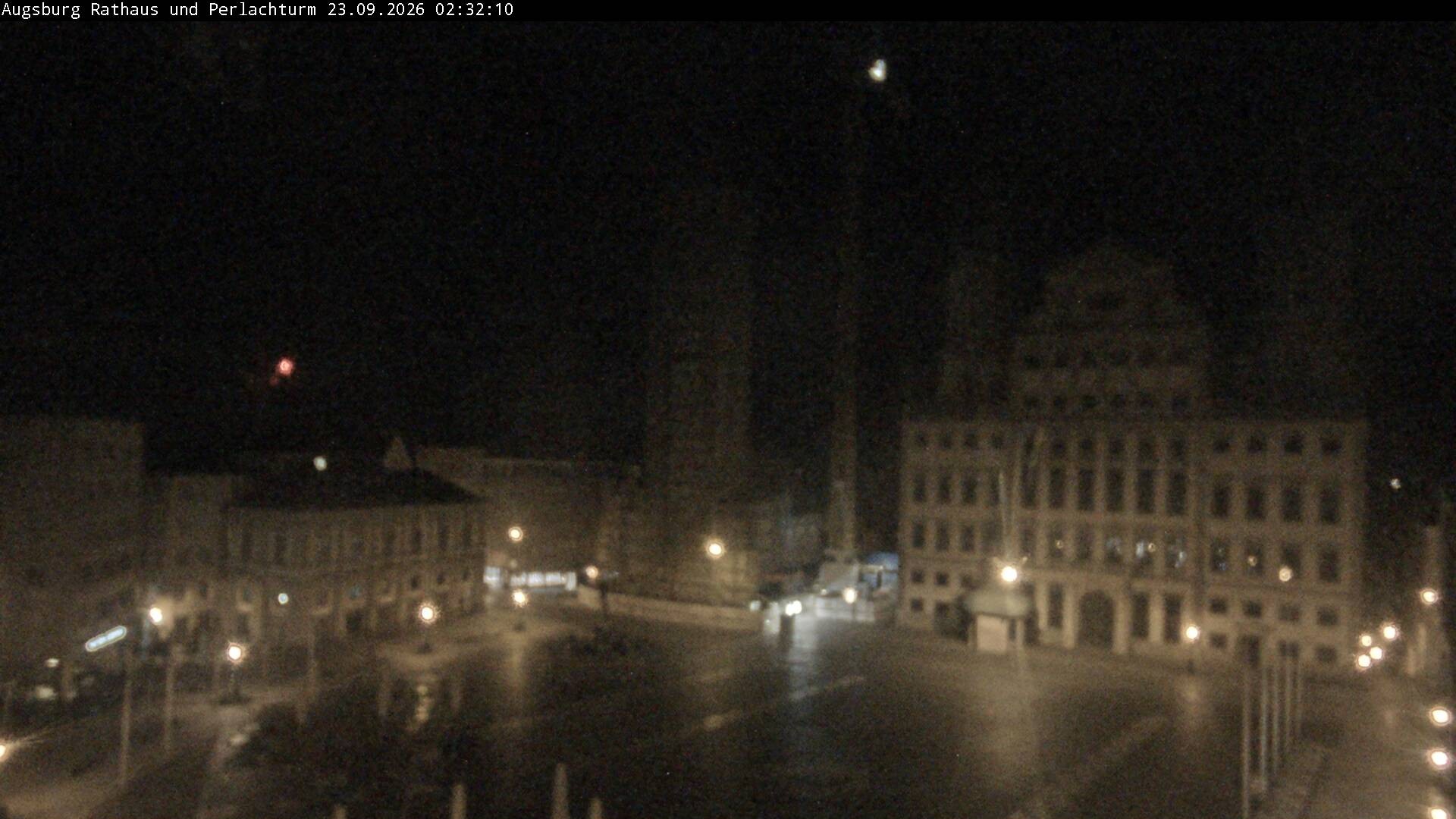 Archiv Foto Webcam Augsburger Rathausplatz und Perlachturm