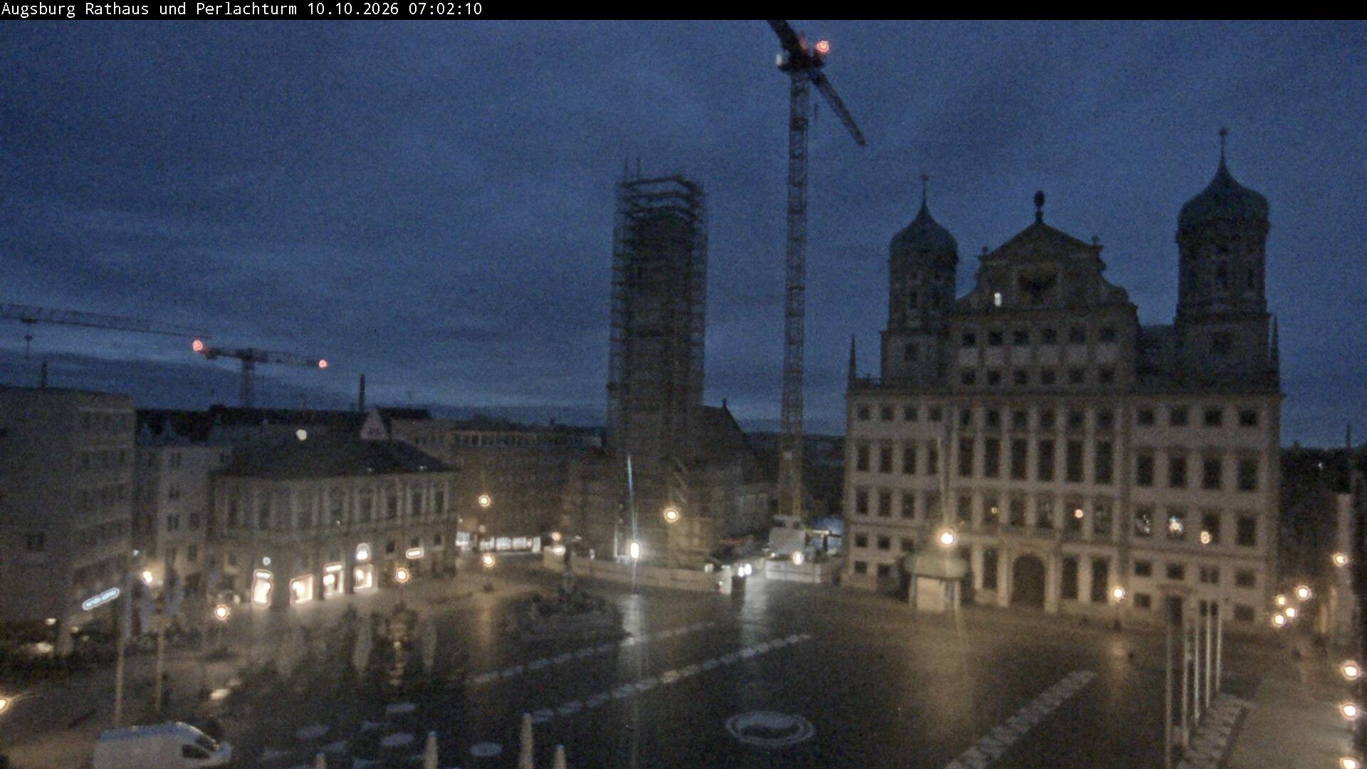 Archived image Webcam Rathausplatz in Augsburg, Bavaria