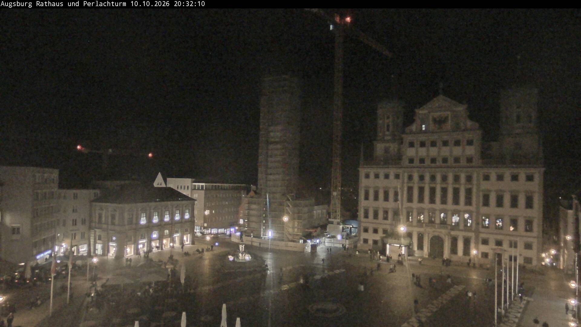 Archived image Webcam Rathausplatz in Augsburg, Bavaria
