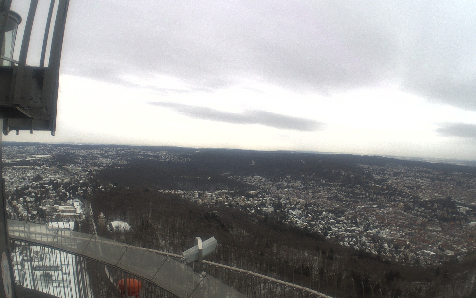 Archiv Foto Webcam Fernsehturm in Stuttgart mit Blick über die Stadt