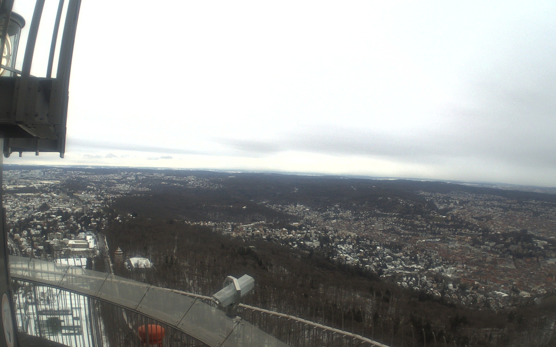 Archiv Foto Webcam Fernsehturm in Stuttgart mit Blick über die Stadt