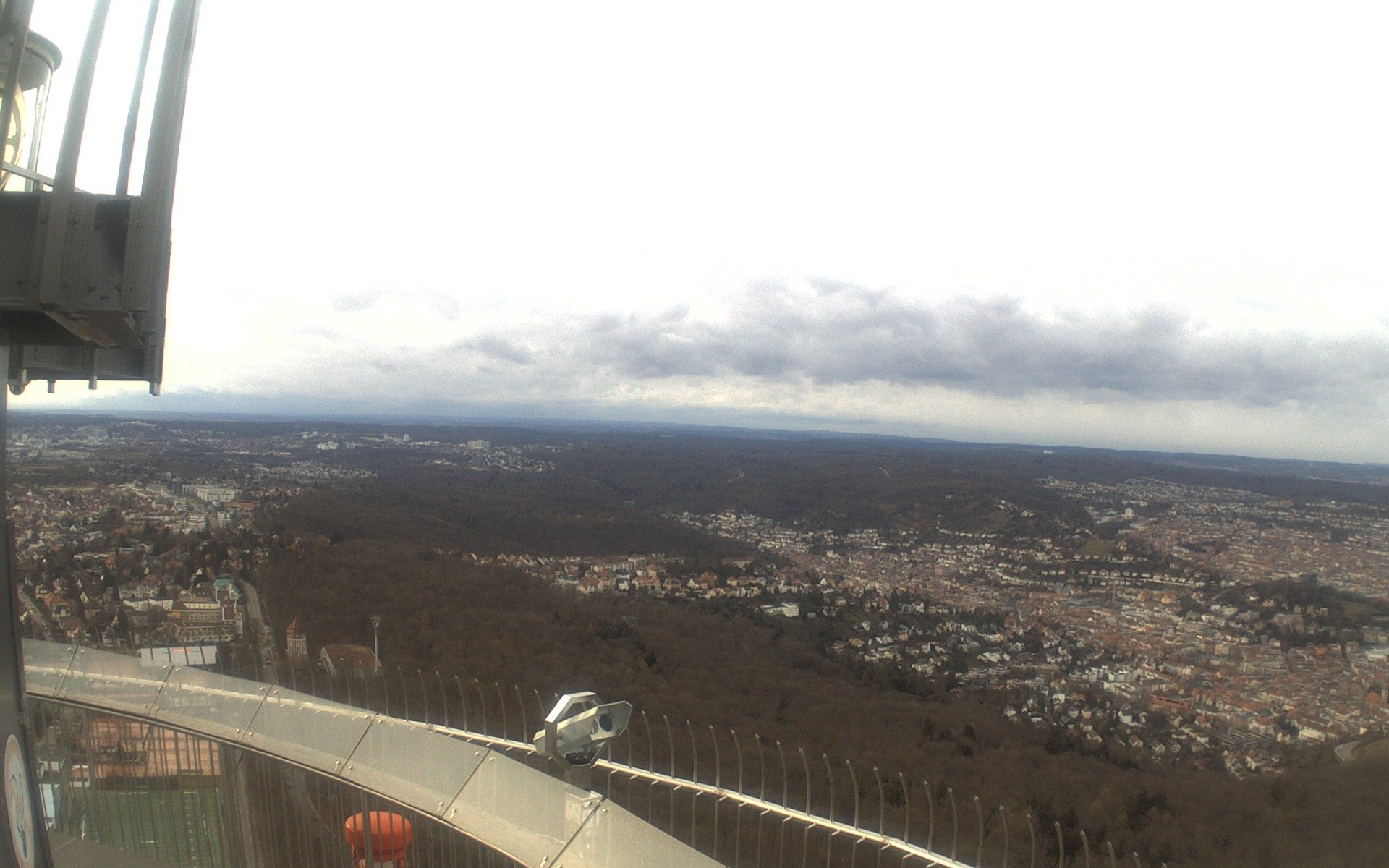 Archiv Foto Webcam Fernsehturm in Stuttgart mit Blick über die Stadt