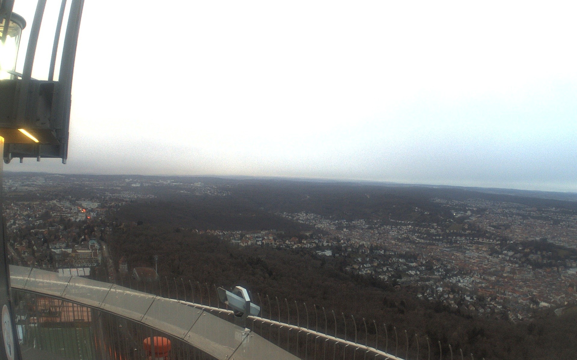 Archiv Foto Webcam Fernsehturm in Stuttgart mit Blick über die Stadt