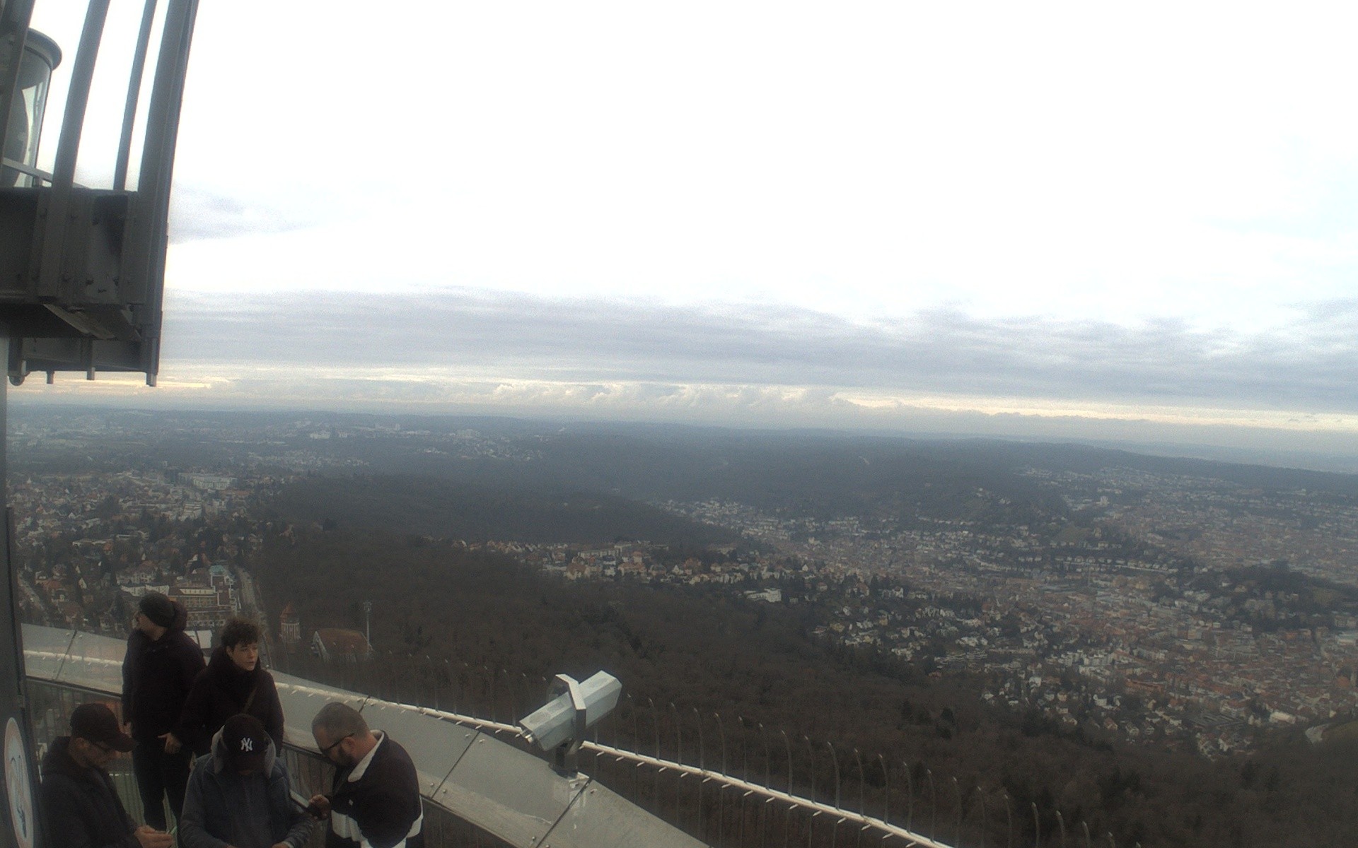 Archiv Foto Webcam Fernsehturm in Stuttgart mit Blick über die Stadt
