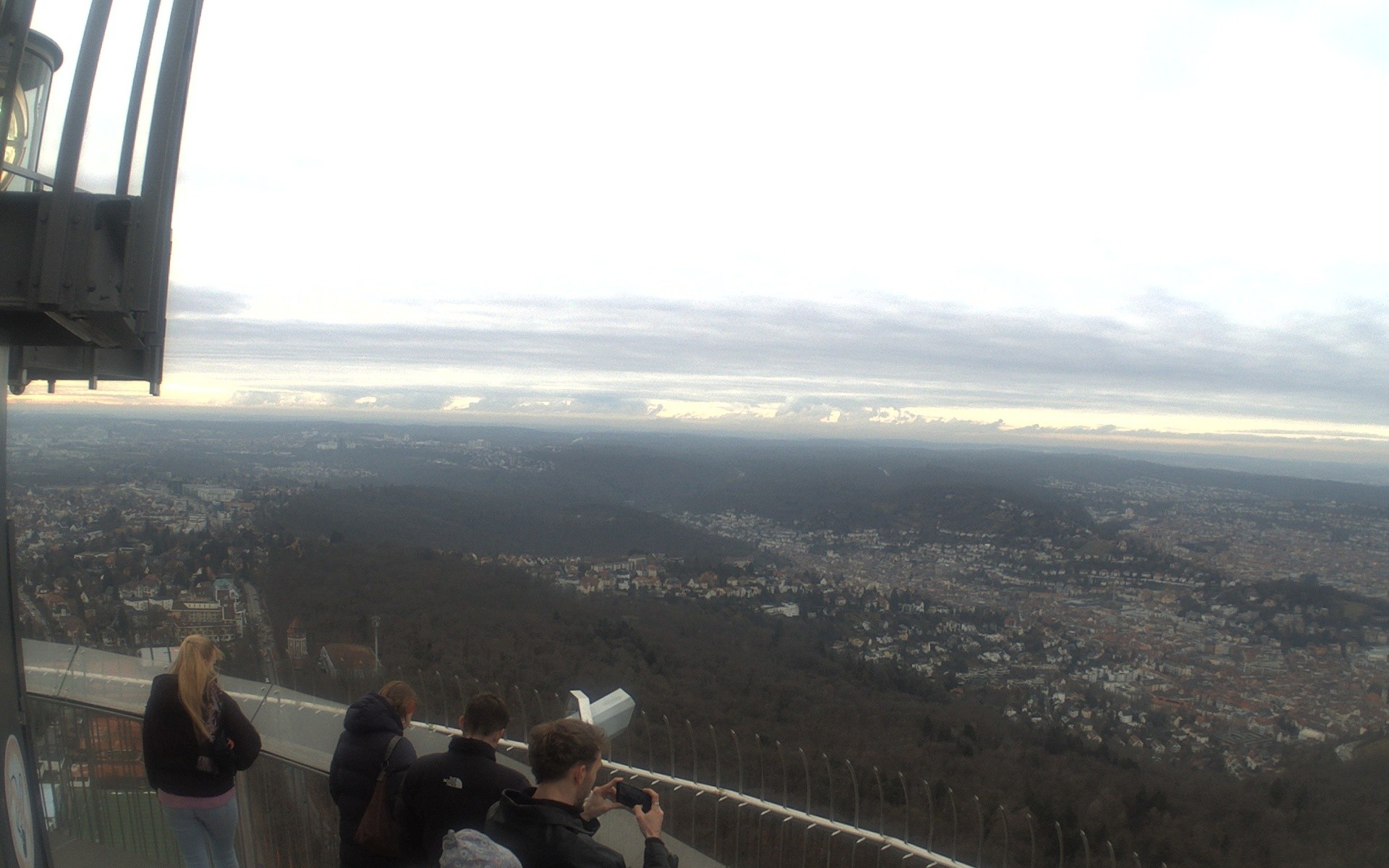 Archiv Foto Webcam Fernsehturm in Stuttgart mit Blick über die Stadt