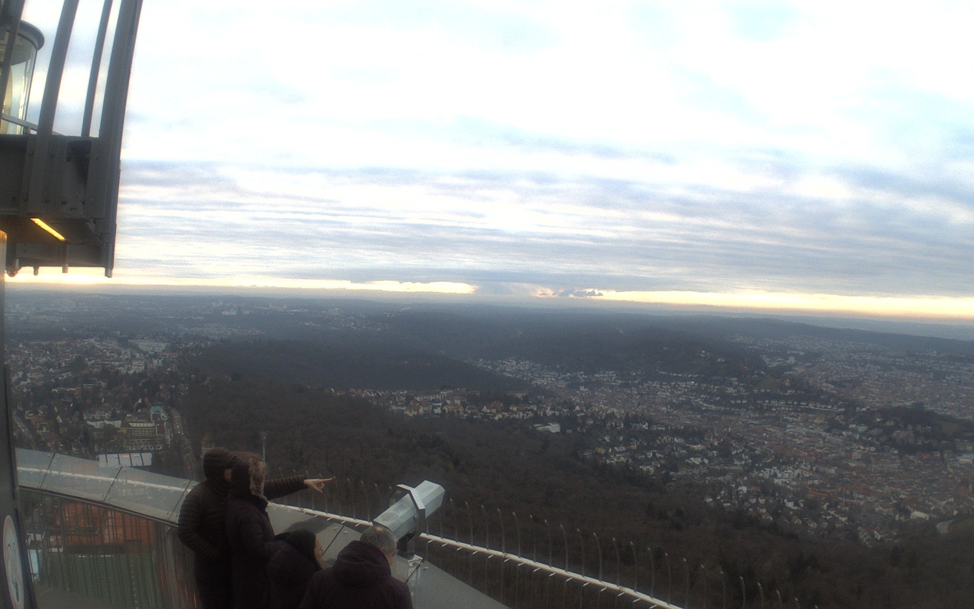 Archiv Foto Webcam Fernsehturm in Stuttgart mit Blick über die Stadt