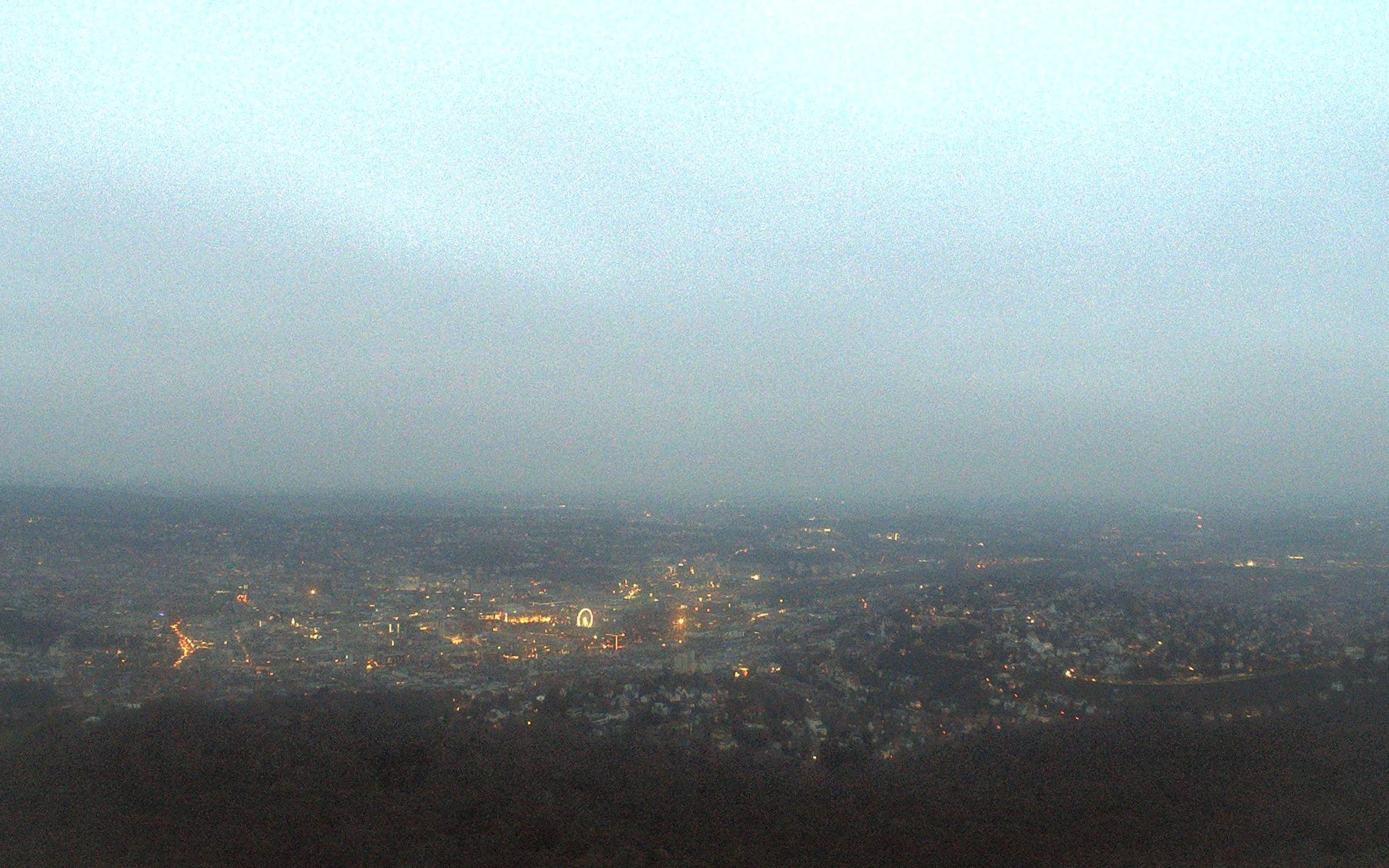 Archiv Foto Webcam Fernsehturm Stuttgart - Blick auf die Stadtmitte