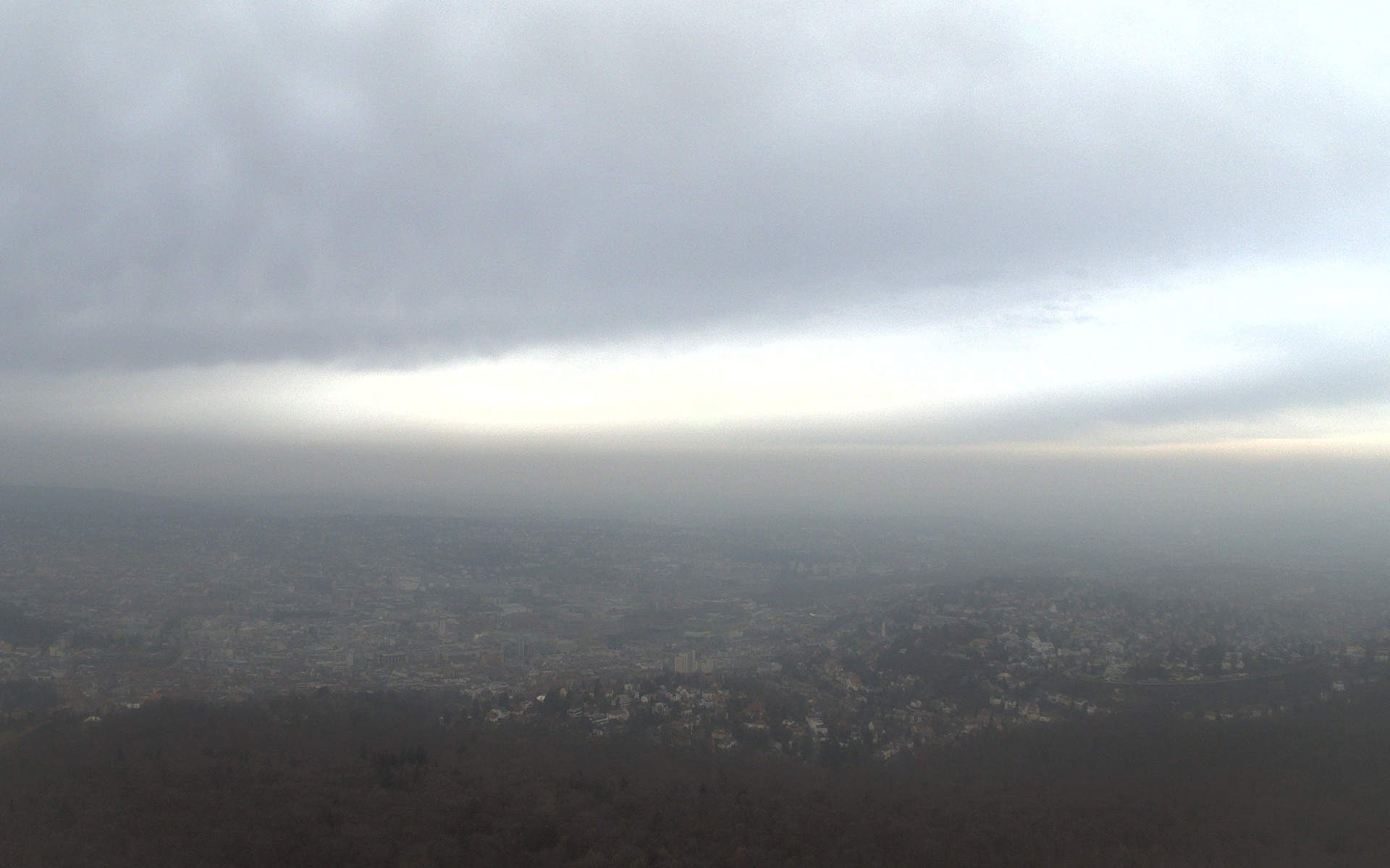 Archiv Foto Webcam Fernsehturm Stuttgart - Blick auf die Stadtmitte