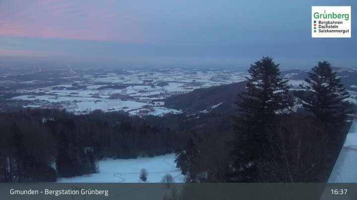 Archiv Foto Webcam Gmunden: Grünberger Seilbahn