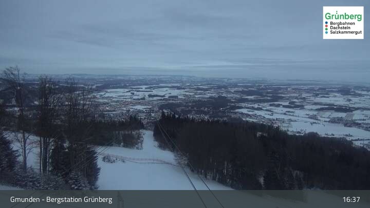 Archiv Foto Webcam Gmunden: Grünberger Seilbahn