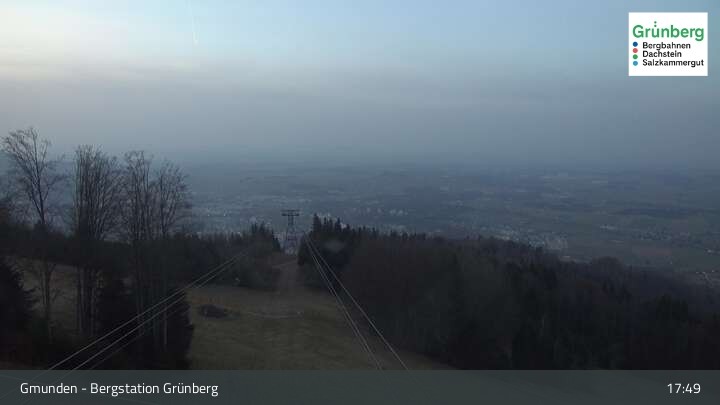Archiv Foto Webcam Gmunden: Grünberger Seilbahn