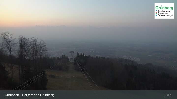 Archiv Foto Webcam Gmunden: Grünberger Seilbahn