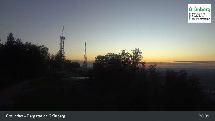 Archiv Foto Webcam Gmunden: Grünberger Seilbahn