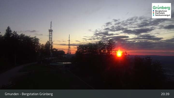 Archiv Foto Webcam Gmunden: Grünberger Seilbahn