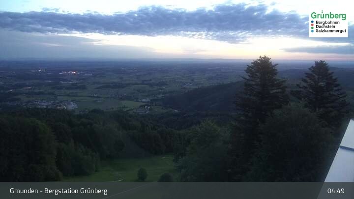 Archiv Foto Webcam Gmunden: Grünberger Seilbahn