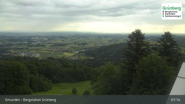 Archiv Foto Webcam Gmunden: Grünberger Seilbahn