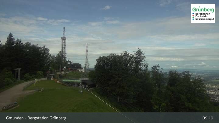 Archiv Foto Webcam Gmunden: Grünberger Seilbahn