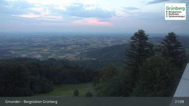 Archiv Foto Webcam Gmunden: Grünberger Seilbahn