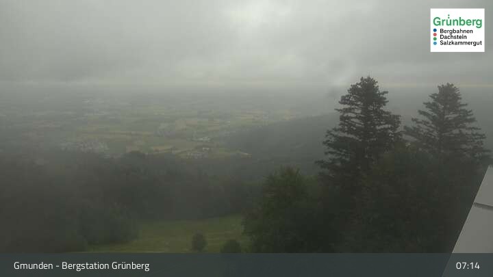 Archiv Foto Webcam Gmunden: Grünberger Seilbahn