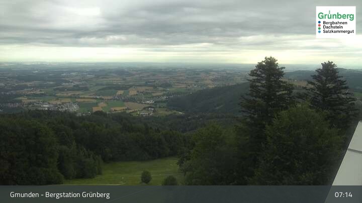 Archiv Foto Webcam Gmunden: Grünberger Seilbahn