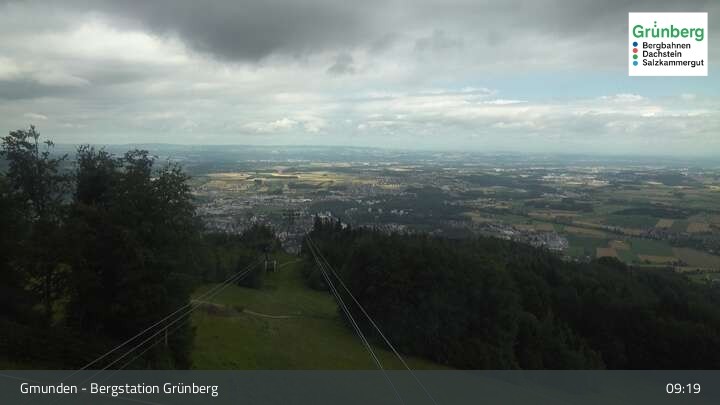 Archiv Foto Webcam Gmunden: Grünberger Seilbahn