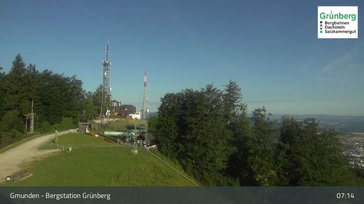Archiv Foto Webcam Gmunden: Grünberger Seilbahn