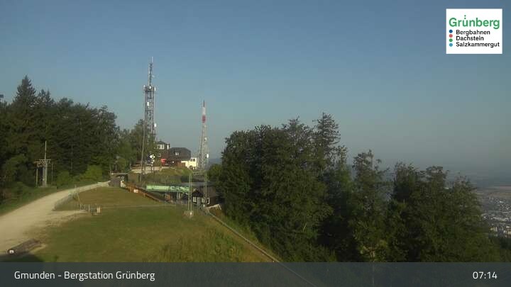 Archiv Foto Webcam Gmunden: Grünberger Seilbahn