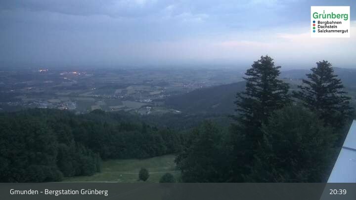 Archiv Foto Webcam Gmunden: Grünberger Seilbahn