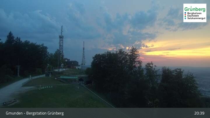 Archived image Webcam Gmunden - Top Station Grünberg