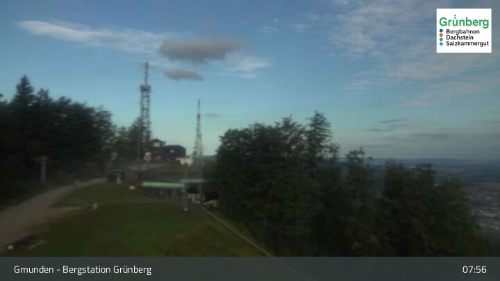 Archiv Foto Webcam Gmunden: Grünberger Seilbahn