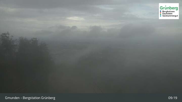 Archiv Foto Webcam Gmunden: Grünberger Seilbahn