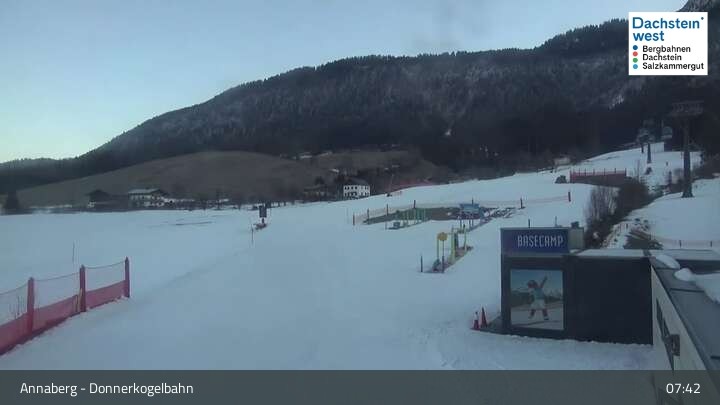 Archiv Foto Webcam Annaberg-Lungötz - Dachstein West - Donnerkogelbahn