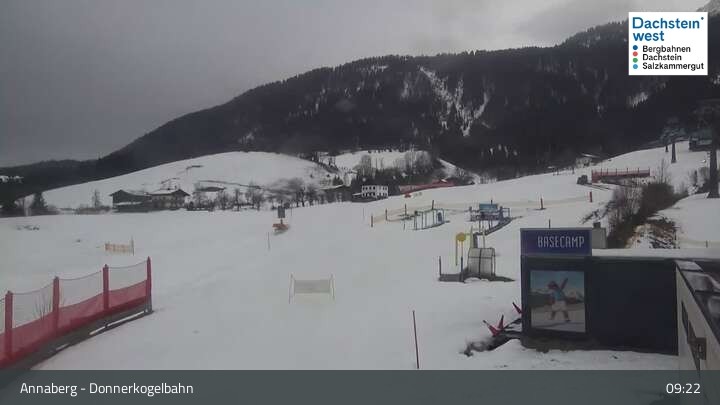 Archiv Foto Webcam Annaberg-Lungötz - Dachstein West - Donnerkogelbahn