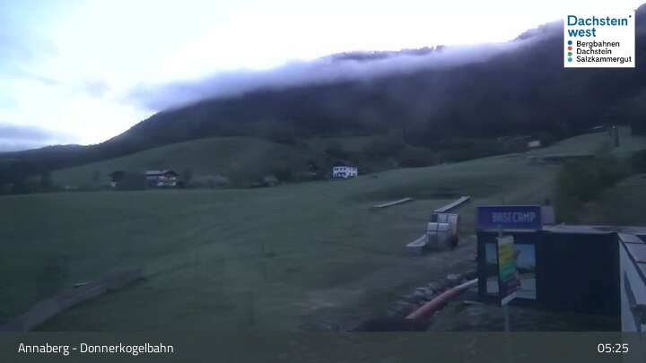 Archiv Foto Webcam Annaberg-Lungötz - Dachstein West - Donnerkogelbahn
