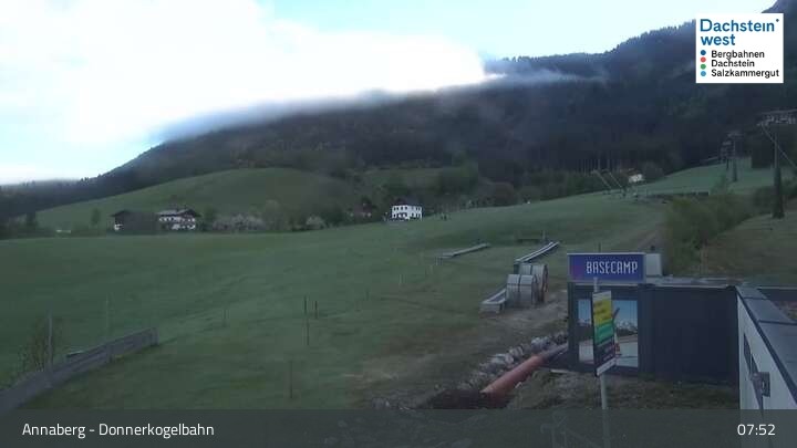 Archiv Foto Webcam Annaberg-Lungötz - Dachstein West - Donnerkogelbahn
