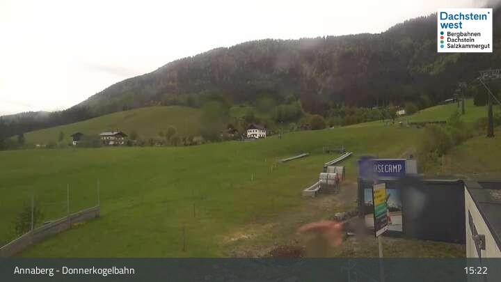 Archiv Foto Webcam Annaberg-Lungötz - Dachstein West - Donnerkogelbahn