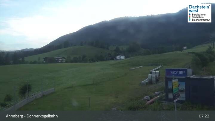 Archiv Foto Webcam Annaberg-Lungötz - Dachstein West - Donnerkogelbahn