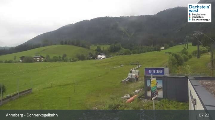 Archiv Foto Webcam Annaberg-Lungötz - Dachstein West - Donnerkogelbahn