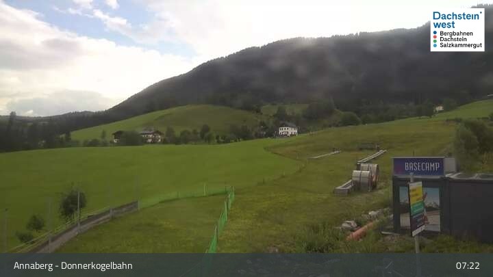 Archiv Foto Webcam Annaberg-Lungötz - Dachstein West - Donnerkogelbahn