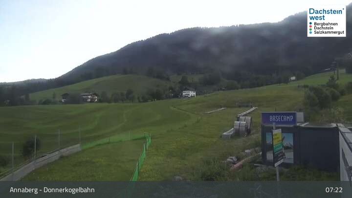 Archiv Foto Webcam Annaberg-Lungötz - Dachstein West - Donnerkogelbahn