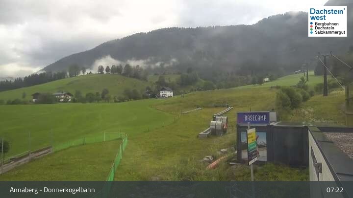 Archiv Foto Webcam Annaberg-Lungötz - Dachstein West - Donnerkogelbahn