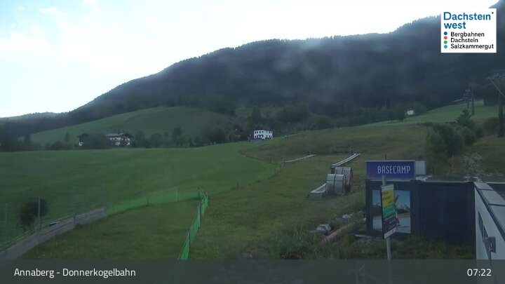 Archiv Foto Webcam Annaberg-Lungötz - Dachstein West - Donnerkogelbahn