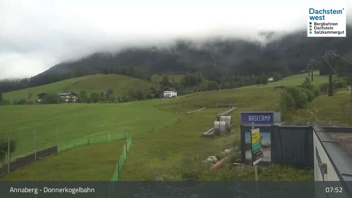 Archiv Foto Webcam Annaberg-Lungötz - Dachstein West - Donnerkogelbahn