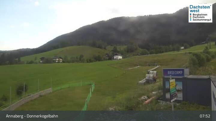 Archiv Foto Webcam Annaberg-Lungötz - Dachstein West - Donnerkogelbahn