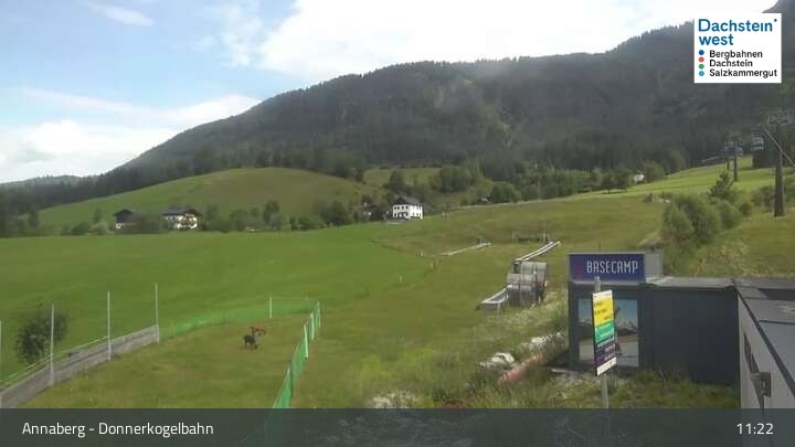 Archiv Foto Webcam Annaberg-Lungötz - Dachstein West - Donnerkogelbahn