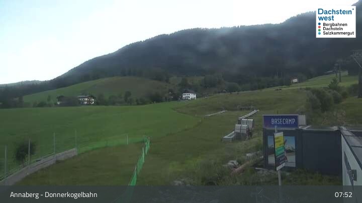 Archiv Foto Webcam Annaberg-Lungötz - Dachstein West - Donnerkogelbahn