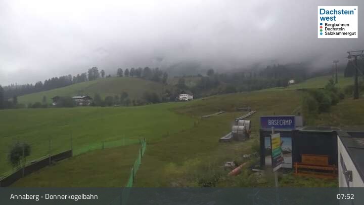 Archiv Foto Webcam Annaberg-Lungötz - Dachstein West - Donnerkogelbahn