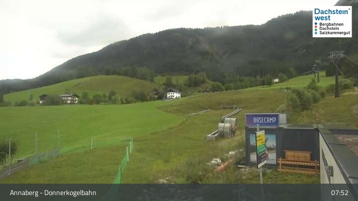 Archiv Foto Webcam Annaberg-Lungötz - Dachstein West - Donnerkogelbahn